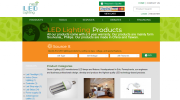 NEAT LED Shopping website for lighting products